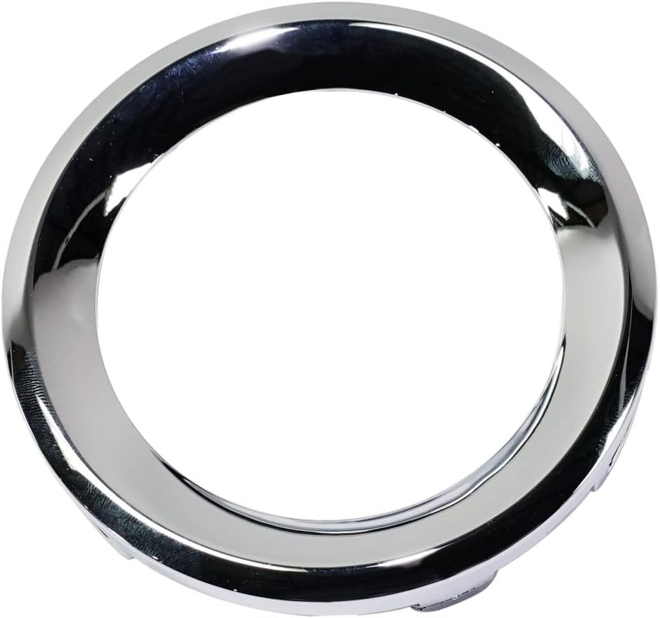 For Jeep Renegade 2019 2020 2021 Fog Light Trim Passenger Side | Round | Chrome | ABS Plastic | Replacement For CH1039208 | 6VN96SZ0AA