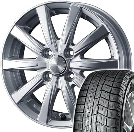 Amazon 適合車種 ニッサン ノート E12系 12 Yokohama アイスガード シックス Ig60 185 70r14 スタッドレスタイヤ ホイールセット 4本1台分 アルミホイール Weds ジョーカー スピリッツ シルバー 5 5 14 4 100 14インチ スタッドレスタイヤホイールセット