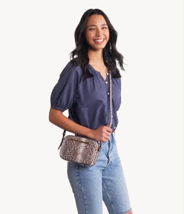 Amazon | [フォッシル] Crossbody Bag Liza レディース Brown | FOSSIL  