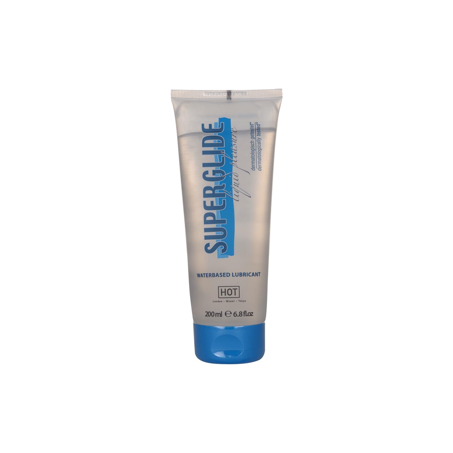 Hot Water-Based Super Glide Liquid Pleasure Lubricant, 200 ml