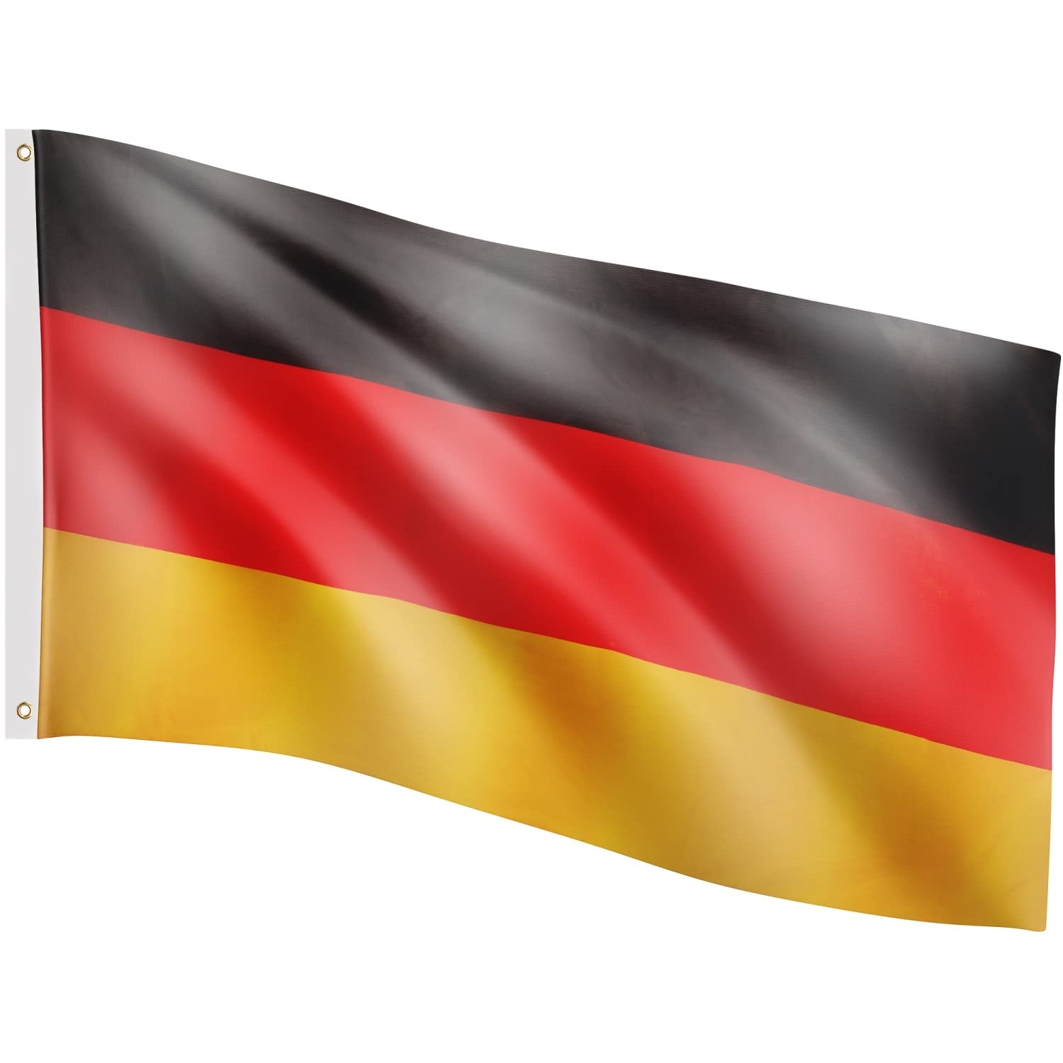 FLAGMASTER Flagge, 30 verschiedene Fahnen zur Wahl, Größe 120 cm x 80 cm, Deutschland