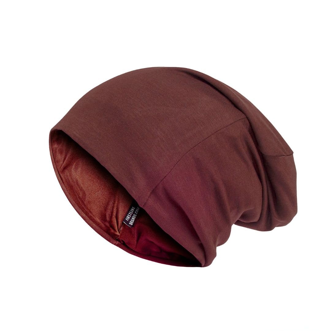 Evolve Satin Soc Maroon Large Satin-Lined Style Cap