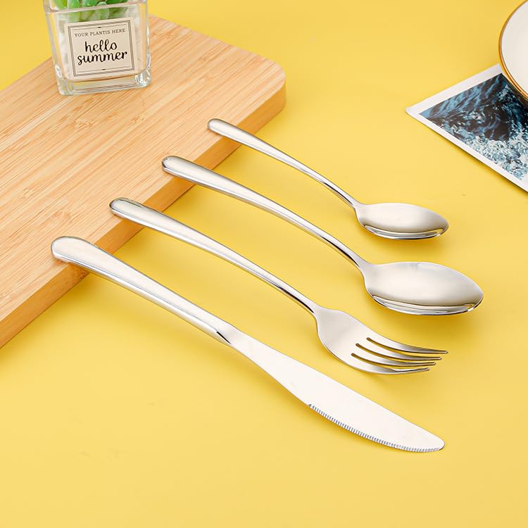 Set cuchillos y cubiertos 24 piezas acero inox miniatura 3