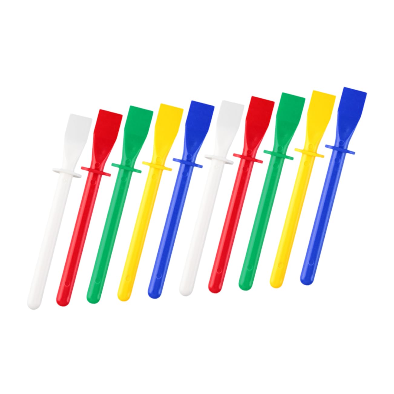 Housoutil 4 Ensembles Frottis De Colle Bricolage Outil De Grattage De Colle Bâtons De Colle Glue Stick Spatule Raclette Spatule À Colle Cuir Étaleur De Colle Matériel Pp 10 Pièces * 4
