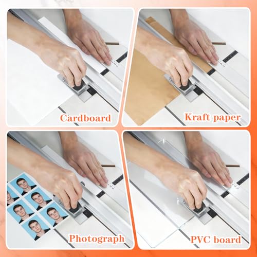 FWTRMRC 47in Mat Cutter for Framing, Compact Board Mounted Mat Board Cutter with Straight & 45° Bevel Cutting Heads Ideal for Framing Pictures DIY & Artwork Projects by FWTRMRC - Image 6