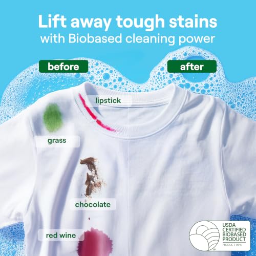 Seventh Generation Laundry Detergent, Fresh Scent, 40 oz | Fights stains & odors with a Fresh Scent made from 100% essential oils & botanical ingredients; 40 oz bottle. - image 5
