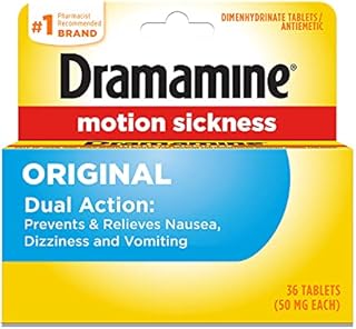 Dramamine Motion Sickness Original, 36 Count