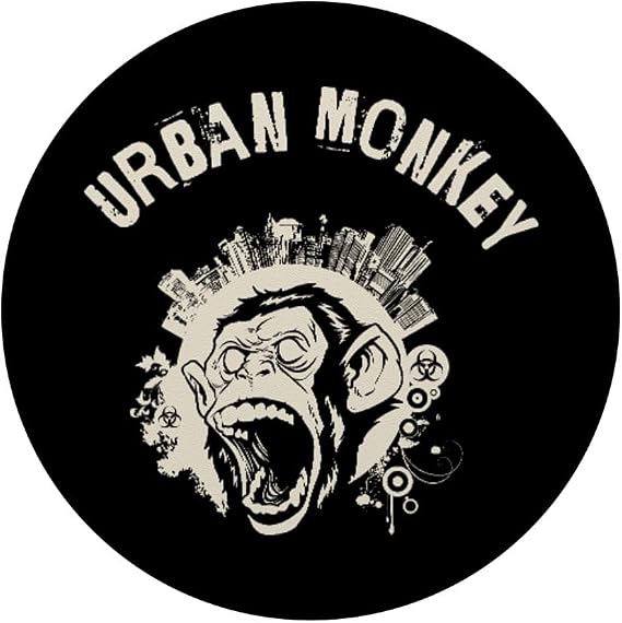Beware The Urban Wild Monkey, Monkeys Are Loud PopSockets Swappable PopGrip