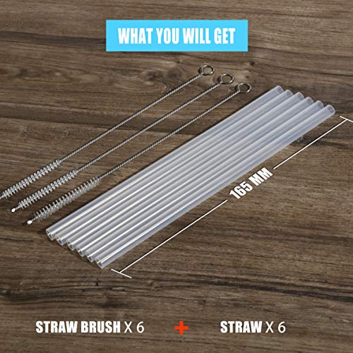 Pitillos reemplazo silicona Greant pack 6 16.5 cm miniatura 4