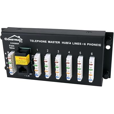 Construct Pro 1 X 6 Telephone Module with Rj31 Jack