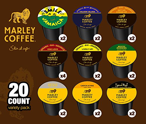 20-count - Marley Coffee Single-serve Variety Pack for Keurig® K-cup® Brewers