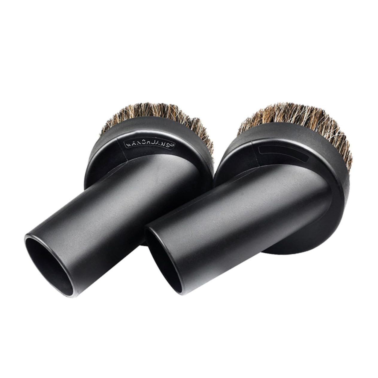 Cepillo de 32mm para aspiradora pack de 2 boquillas de plástico negro