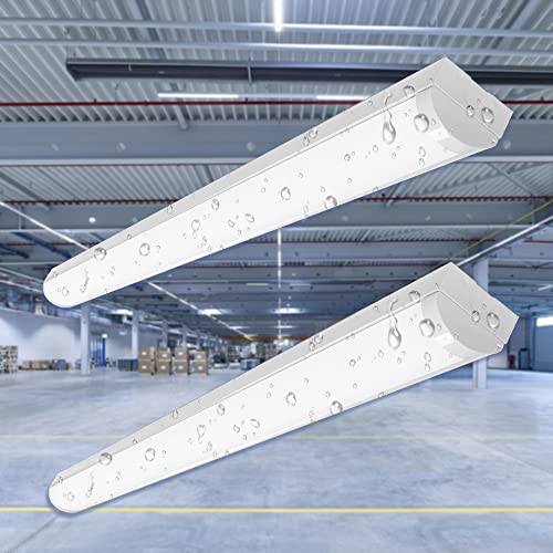 LEDベースライト トラフ型 器具一体型 照明器具 天井直付型 40形蛍光灯 防雨防湿 2灯相当 LED蛍光灯シーリングライト 33W消費電力 高輝度5200lm 色温度6000K LED施設照明 鋼板白色粉体塗 長さ1250mm 防震效果ある ちらつきな