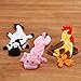 Fox Valley Traders Stuffing Free Farm Animal Dog Toys, Set of 3