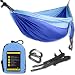 Late Summer Sale - Camping Hammock Set - 108 x 55 in - 440 lbs Load- Incl. 2 carabiners & 2 Ropes Lightweight Parachute Nylon 210T Single Hammock for Hiking. Sale