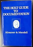 Holt Guide to Documentation and Writing In the Disciplines 0030282098 Book Cover