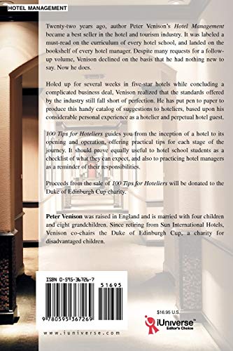 100 Tips For Hoteliers: What Every Successful Hotel Professional Needs To Know And Do #TOP1