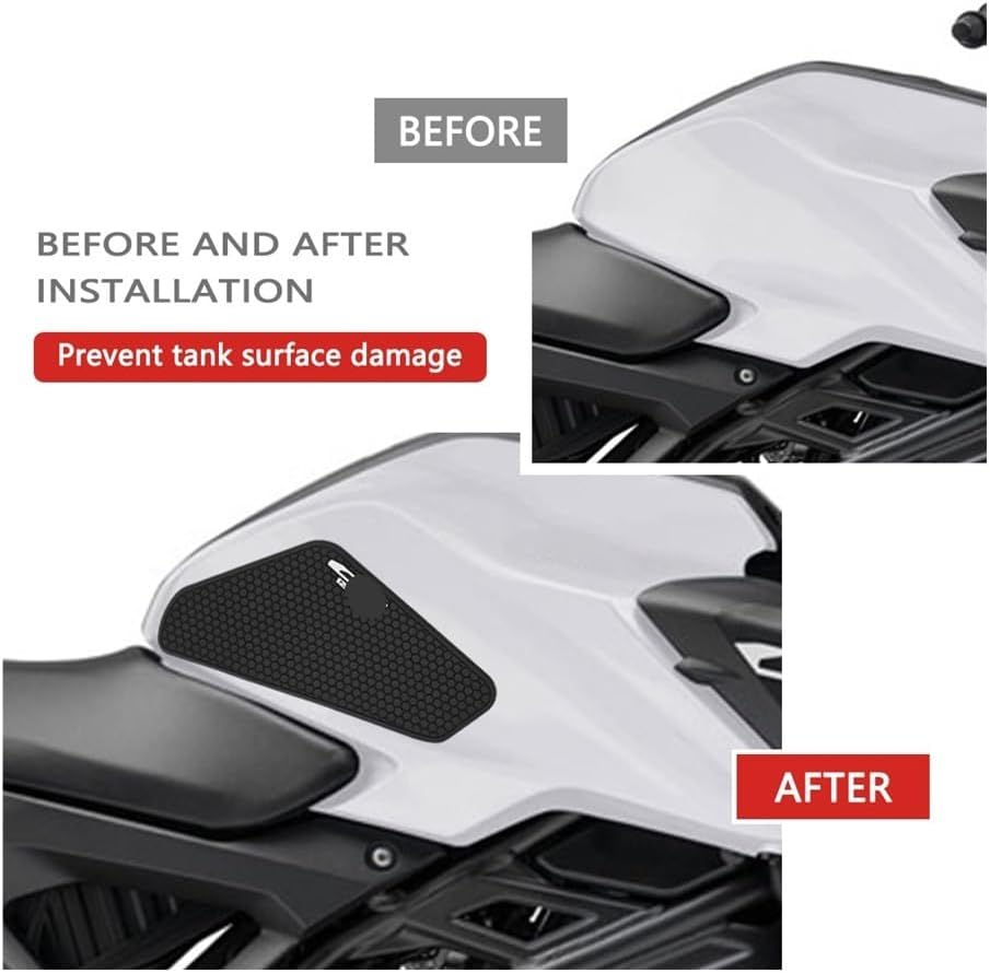 Motorcycle Tank Sticker Motorcycle Fuel Tank Pad Protector Sticker Decal for CB125R 2025 Cb125r 2024 2023 2022 2021 2020 2019 2018