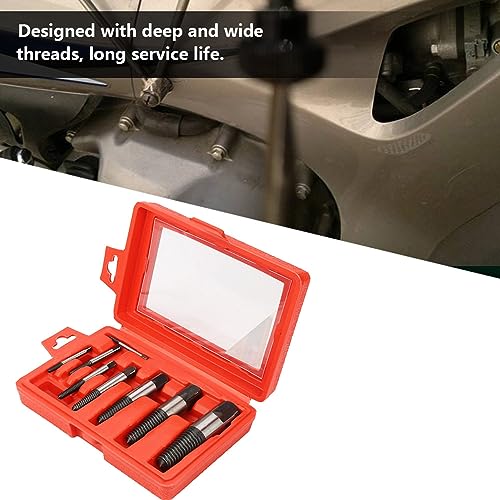 8 peças de extrator de parafuso quebrado removedor de parafuso danificado ferramenta de remoção de p