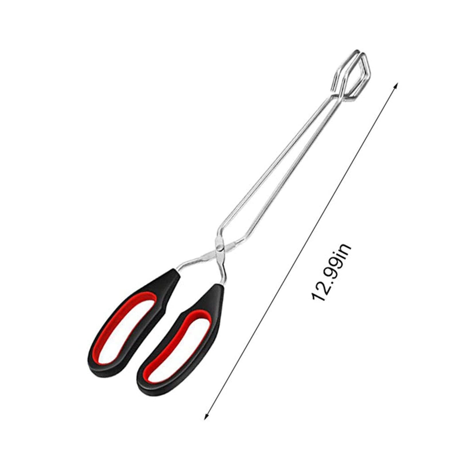Szczypce kuchenne narzędzia do grilla szczypce nożycowe do grilla szczypce do żywności z grilla długa rączka nożycowy grill chleb pieczeń klip szczypce do pieczenia w kuchni