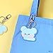 Hamee BT21 minini Big Acrylic Keychain – Character Bag Charms Keyring Key Holder for Purse, Backpack, Keys – MANG