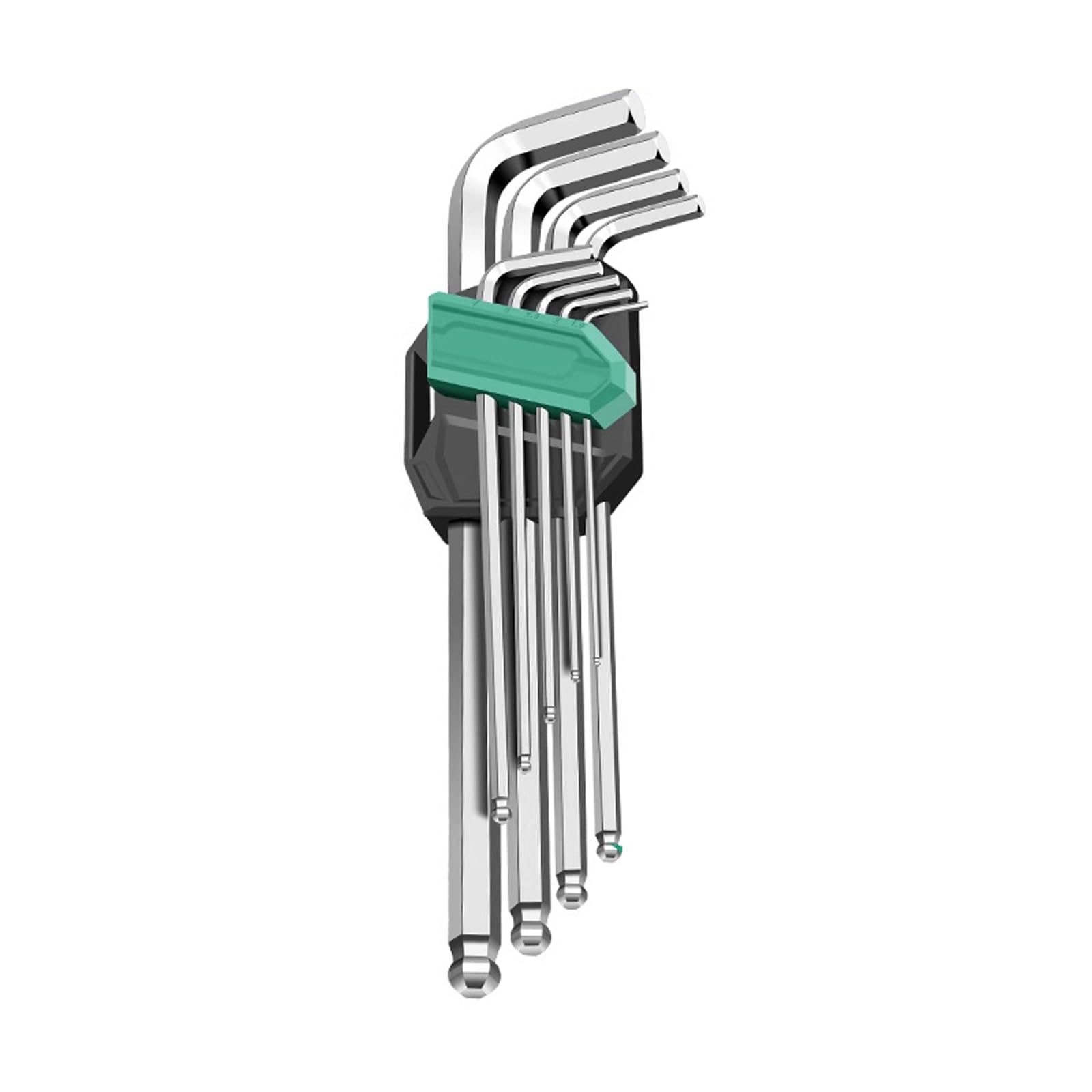 Msioytog 9Pcs Wrench1.5mm-10Mm Rustproof, Tools For Outdoor Equipment Assembly & Workshop Use Steel Hexagonal Wrench