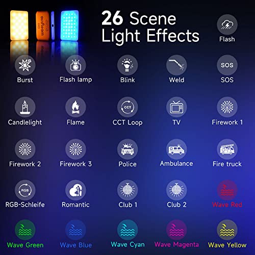 Trípode con panel de luz LED para creadores de contenido y fotografía 3