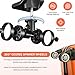 FLYMAX 24" Medium Super Lightweight ABS Hard Shell Travel Hold Check in Luggage Suitcase with 4 Wheels Trolley Bag Orange