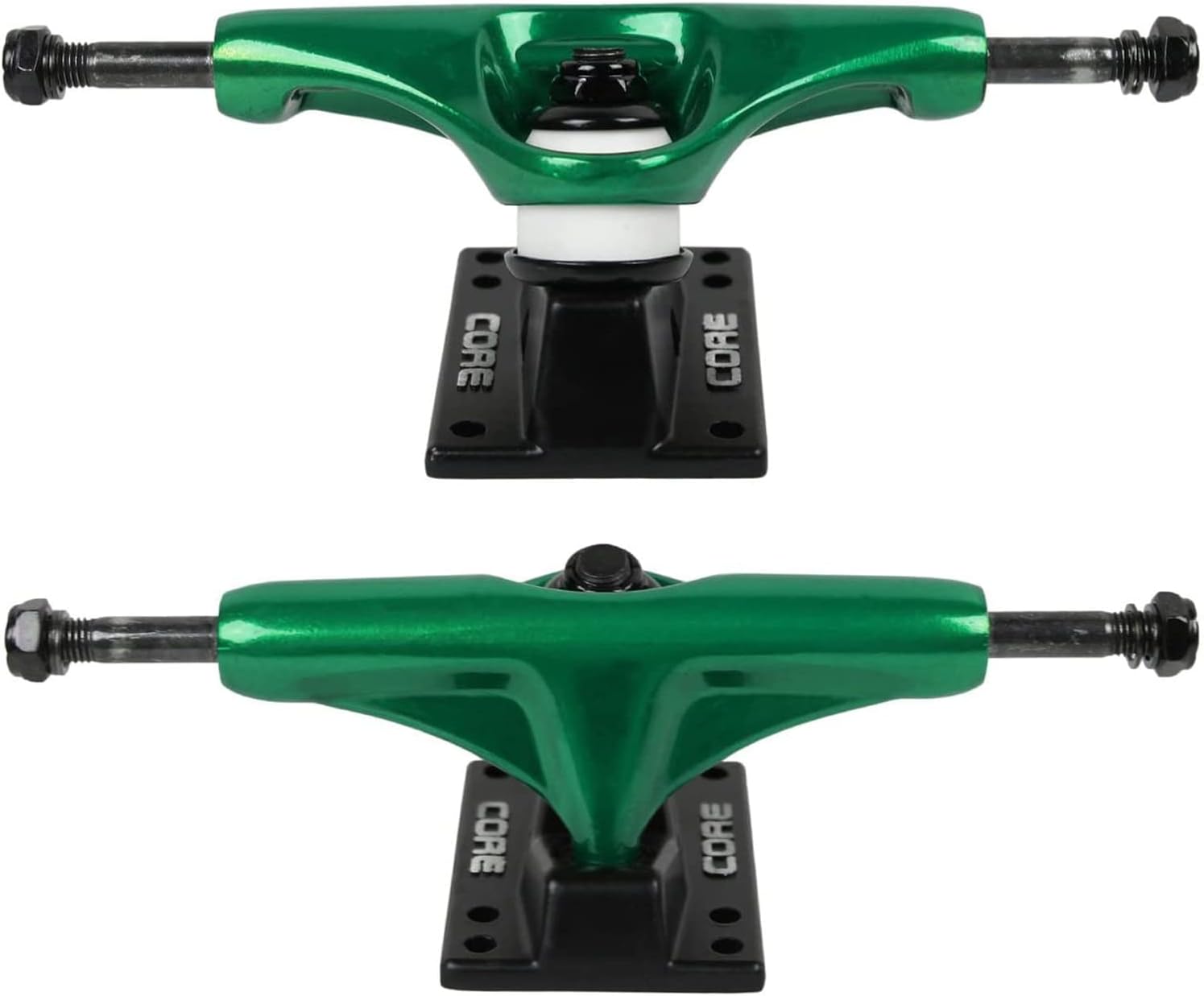 Core Green Skateboard Trucks, Wheels, ABEC 5 Bearings
