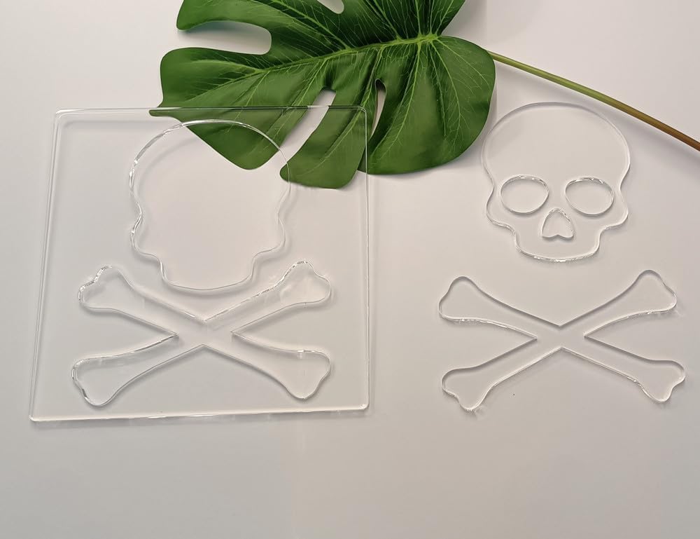 Skull Router Template,Acrylic Router Template,Woodworking Template,Craft Template (Style 2)