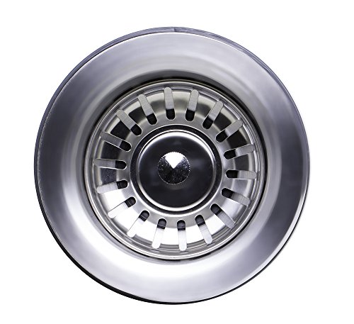 ALFI brand ABST35 Brushed Stainless Steel 3 1/2-Inch Basket Strainer Drain - Thumbnail 5