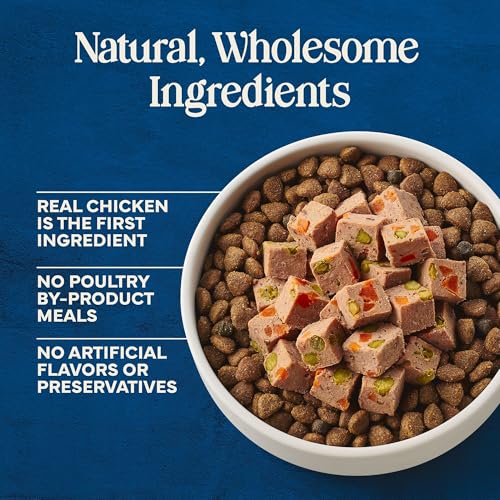 Image of Blue Buffalo Love Made Fresh Natural Adult Dog Food, Refrigerated, Chicken with Carrots and Peas, Fresh Dog Food, Ready-to-Serve, 1-lb Roll