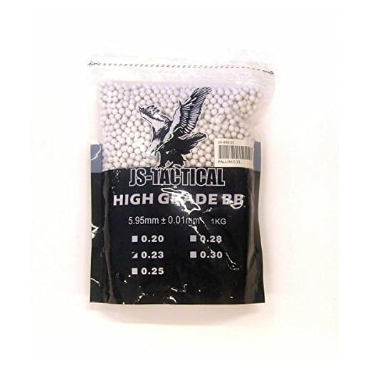 Pallini JS-Tactical 1 kg - 0.23 da Soft Air 4348 Pallini 6MM Prima QUALITA' Massima PRECISIONE