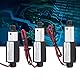 BigKing Linearaktuatormotor, Elektrischer Mikro Linearaktuator aus Aluminium, Aluminium ABS Mini Bewegungsaktuator für landwirtschaftliche Maschinen, 12 V(17.5mm)