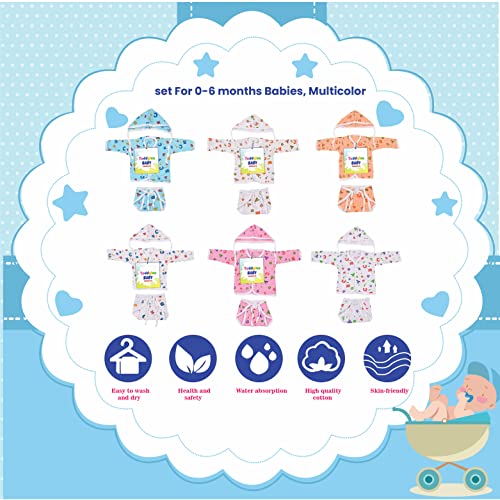Image of Toddylon Newborn Baby Essentials Kit 43 Items Combo Set | New Born Baby Set 0-6 Months | Hospital Kit Baby Combo Pack for Boys & Girls | Maternity Kit | Soft Cotton Baby Clothes