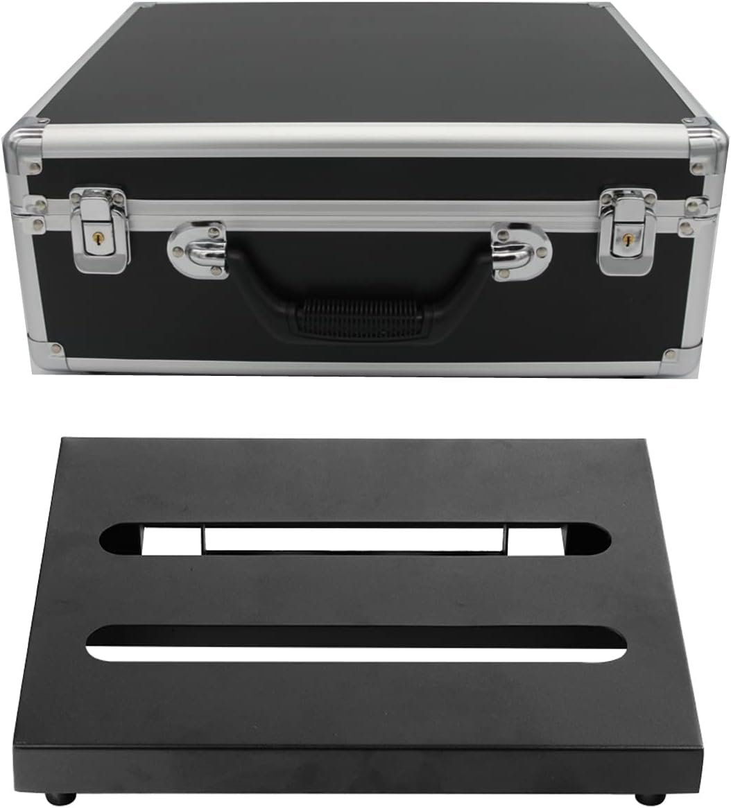 GOKKO Guitar Pedal Board & Case 13.8 x 11 x 3 inch Guitar