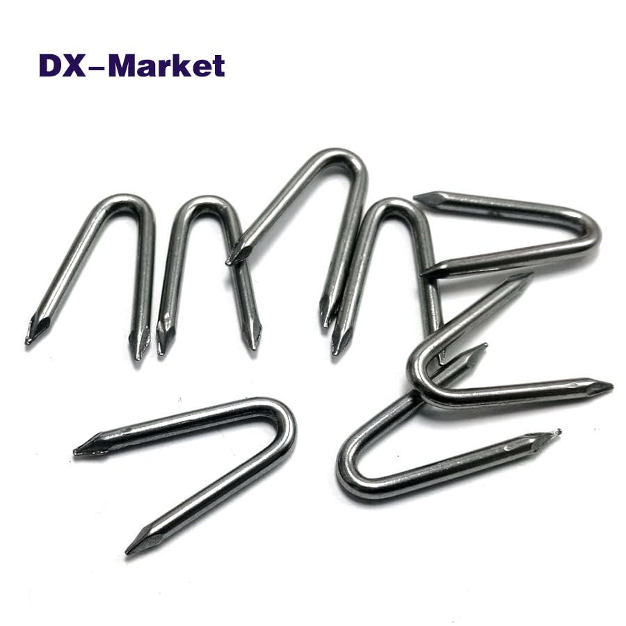 Generic 【DX-Market】2mm 2.2mm 3mm U type Couch Nails, Sofa Repair Nail,N003 - (Color: M3-300 pieces)
