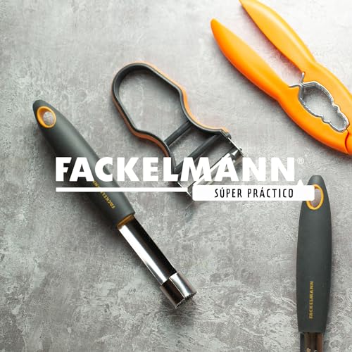 Miniatura 7 de Fackelmann Descorazonador De Manzanas Soft Collection, Adecuado Para Hacer Tacos De Queso, Acero Inoxidable Y Mango Suave Y Antideslizante En Polipropileno, 20x2,8cm, 1 Ud.