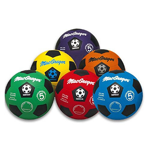 MacGregor Rubber Soccer Ball Size 4 , Blue
