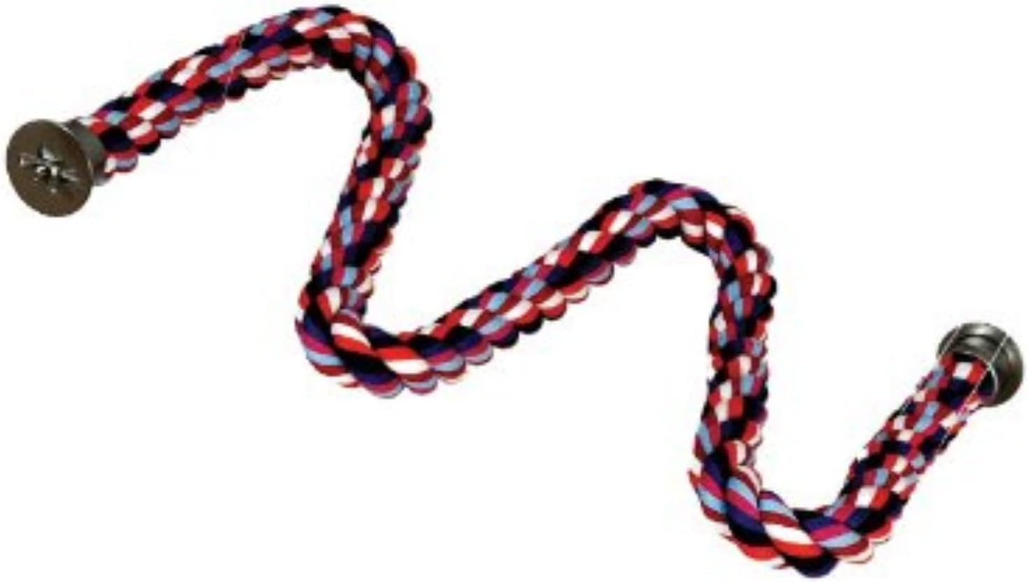 Paradise Toys Cotton Zig Zag Perch, 1 1/4-Inch by 64-Inch Max