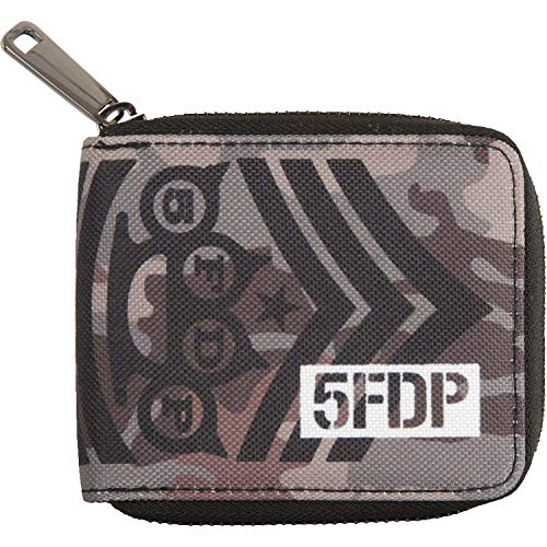 Five Finger Death Punch Military Style Bifold Zip Wallet