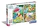 Produktbild Clementoni 25232 Supercolor Winnie the Pooh  Puzzle 3 x 48 Teile ab 4 Jahren, buntes Kinderpuzzle mit besonderer Leuchtkraft & Farbintensität, Geschicklichkeitsspiel für Kinder