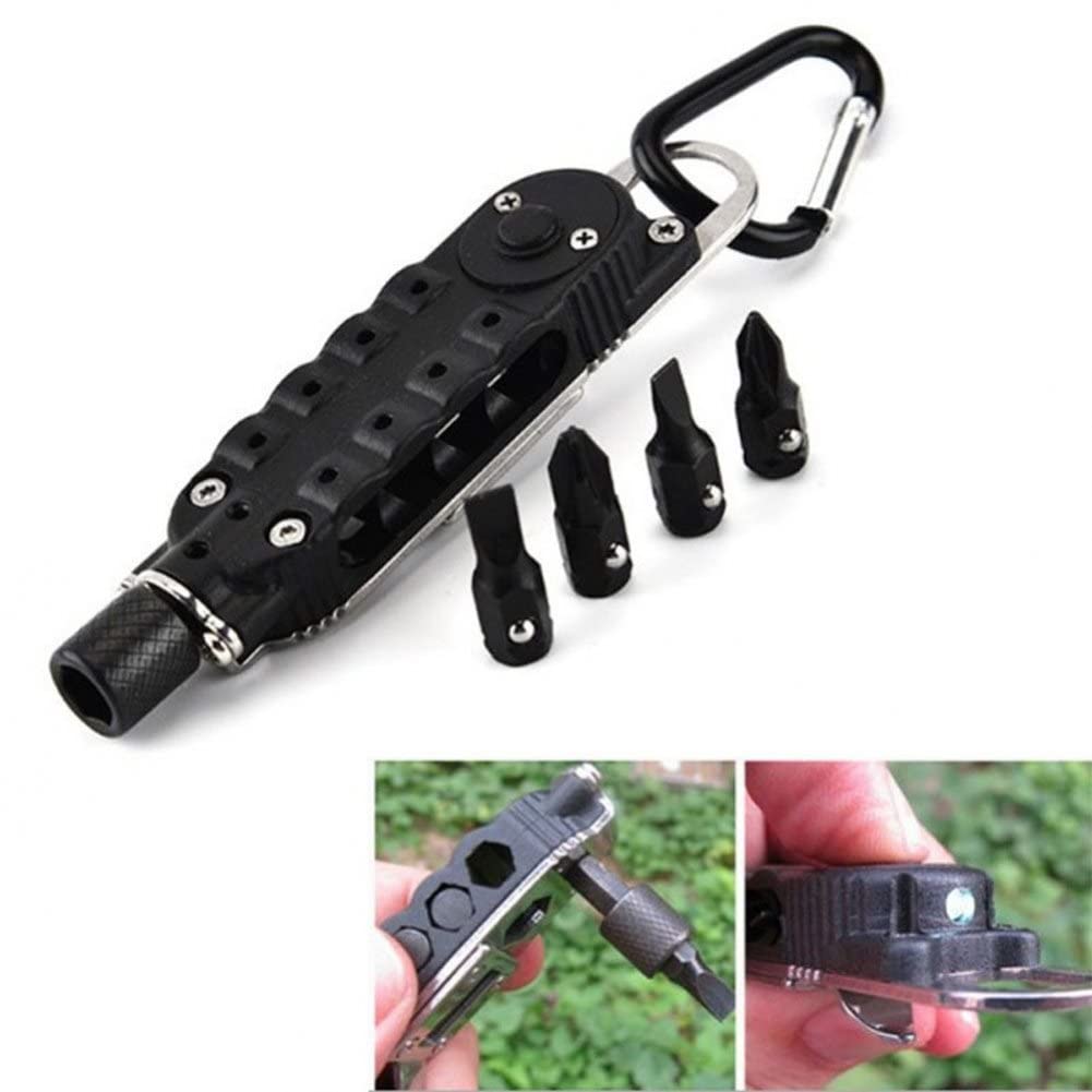Mini Tournevis Multifonction EDC – Format Porte-clés, Outillage De Poche