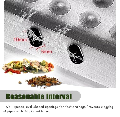 Grille de drainage de canal en acier inoxydable robuste et durable - 5