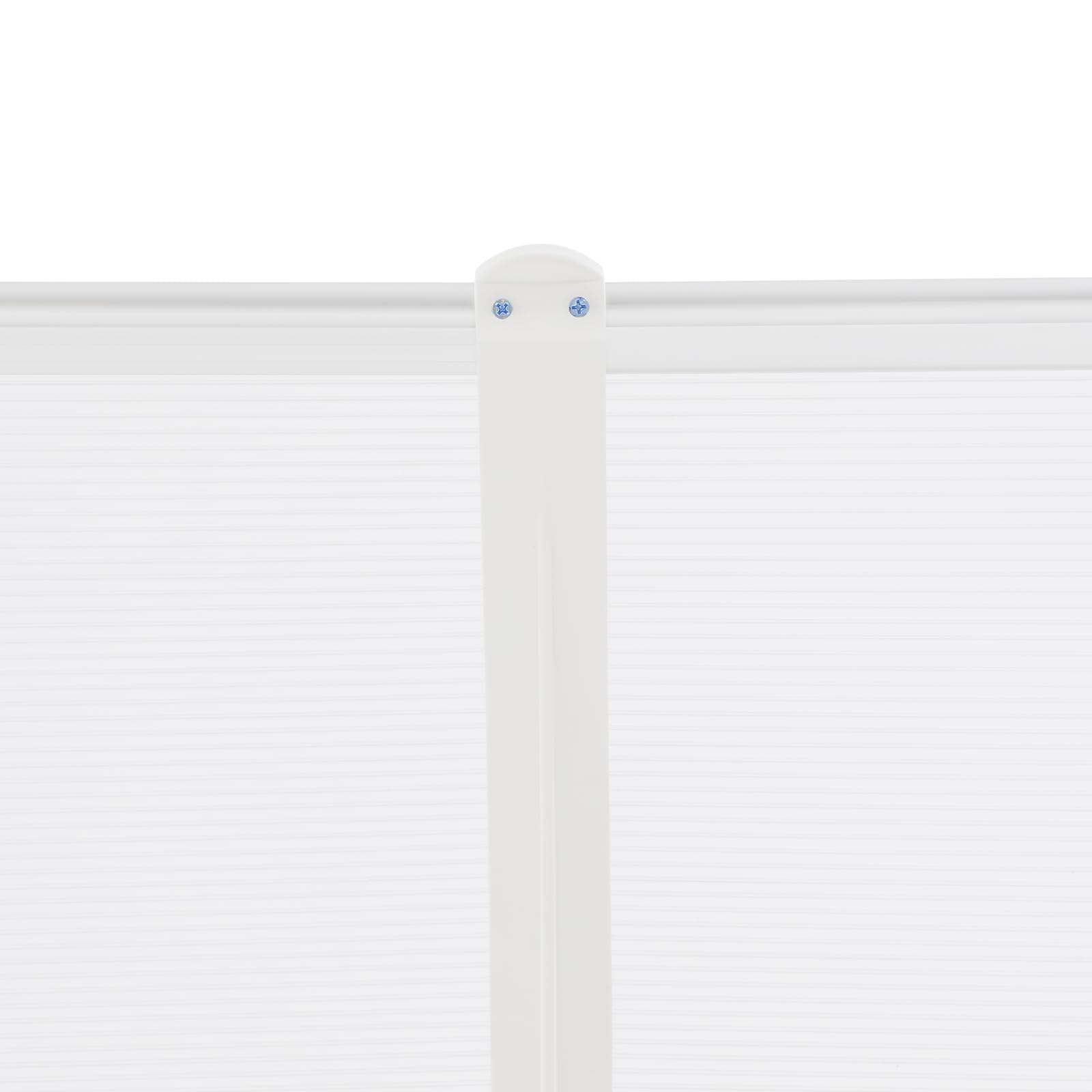 Zadaszenie do drzwi wejściowych 90 x 300 cm, zadaszenie drzwi wejściowych z aluminium, PP i PC, zadaszenie łukowe łukowe, zadaszenie jednospadowe, montaż ścienny, zadaszenie na balkon, do ogrodu