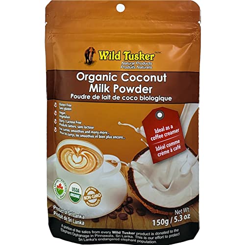 Organic Coconut Milk Powder – Vegan, Gluten-Free, Dairy-Free, Non-GMO, Certified,