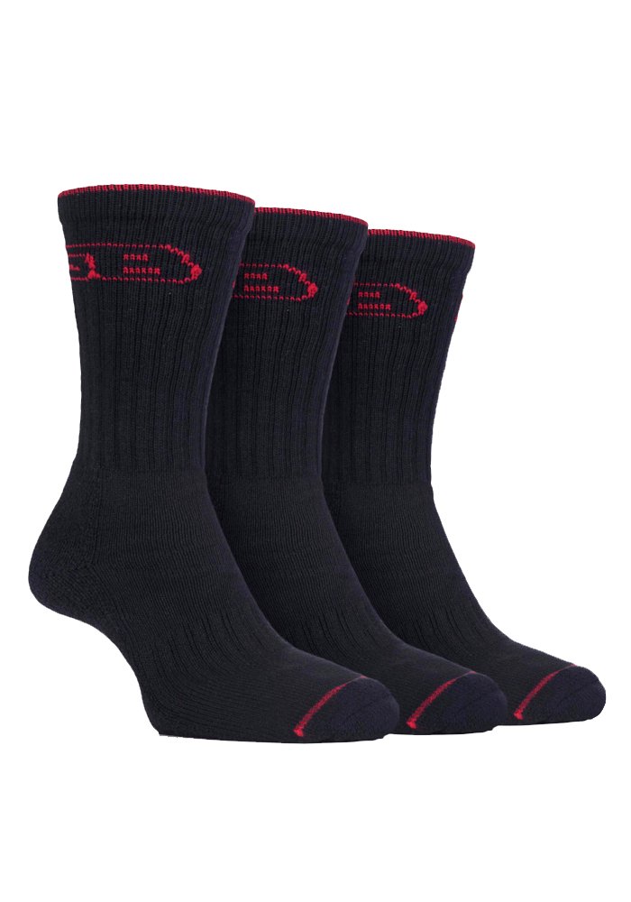 Storm Bloc3 Pack Mens Padded Sole Breathable Cotton Rich Summer Hiking/Work Socks for Boots