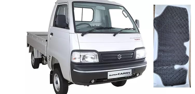 7D-Washable Rubber Floor MAT for Maruti Suzuki-Super Carry (2 Door)-1 PCS