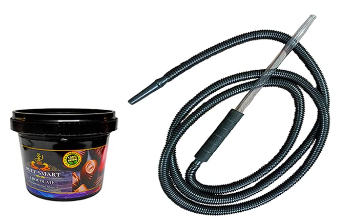 PUFF SMART Premium Herbal Flavor Chocolate (100G) With Disposable Glass Handle Pipe_Black (100% Tobacco And Nicotine Free)-image-7
