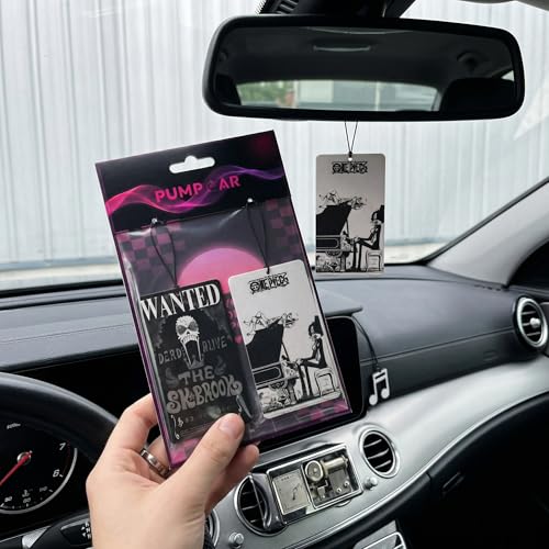 Image of PumpCar 2 pieces brook double-sided hanging Japanese anime vanilla-scented One Piece car air freshener Cool anime hanging air fresheners for rearview mirror Car Interior Accessories Household Gifts